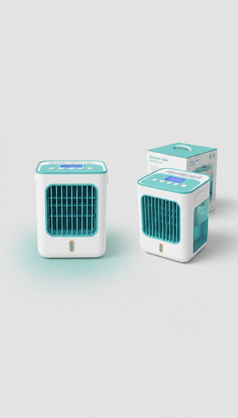 Portable Desktop Spray Air Cooler – Mini Mist Fan