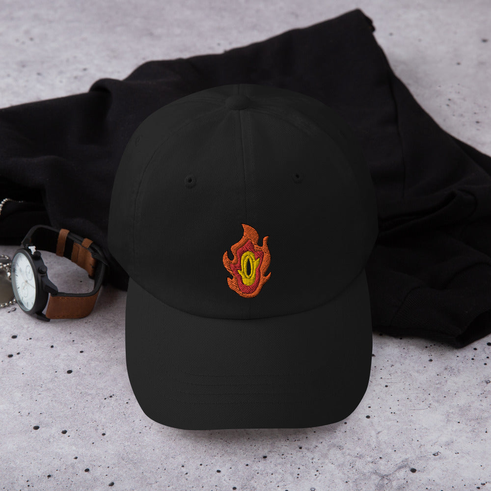 Ember Crest Dad Cap- Flame-Inspired Design