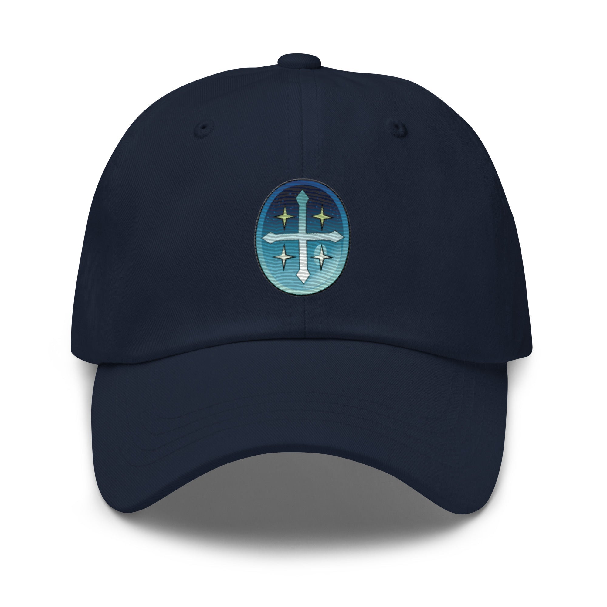 Celestial Seal Dad Cap - Blue symbol