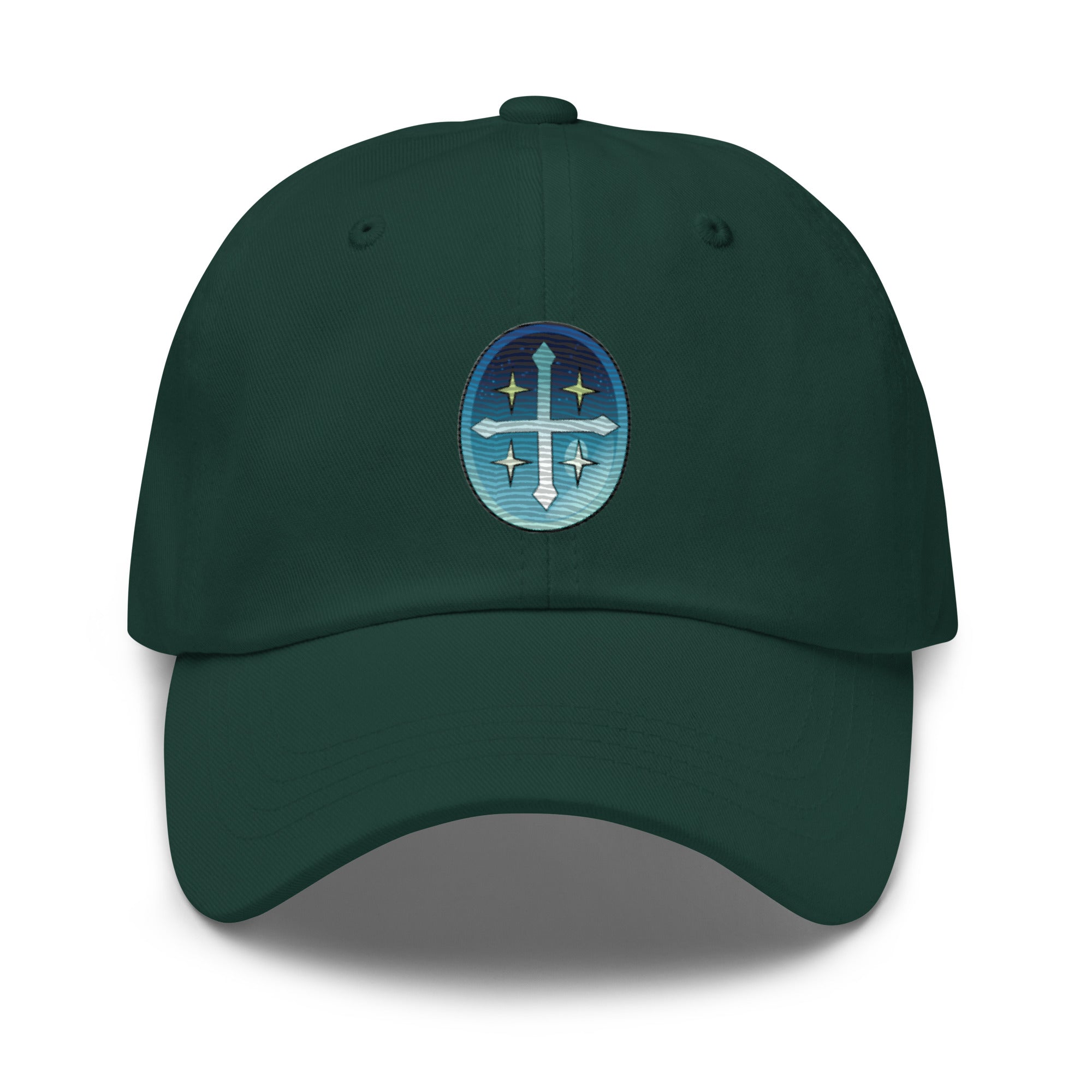Celestial Seal Dad Cap - Blue symbol