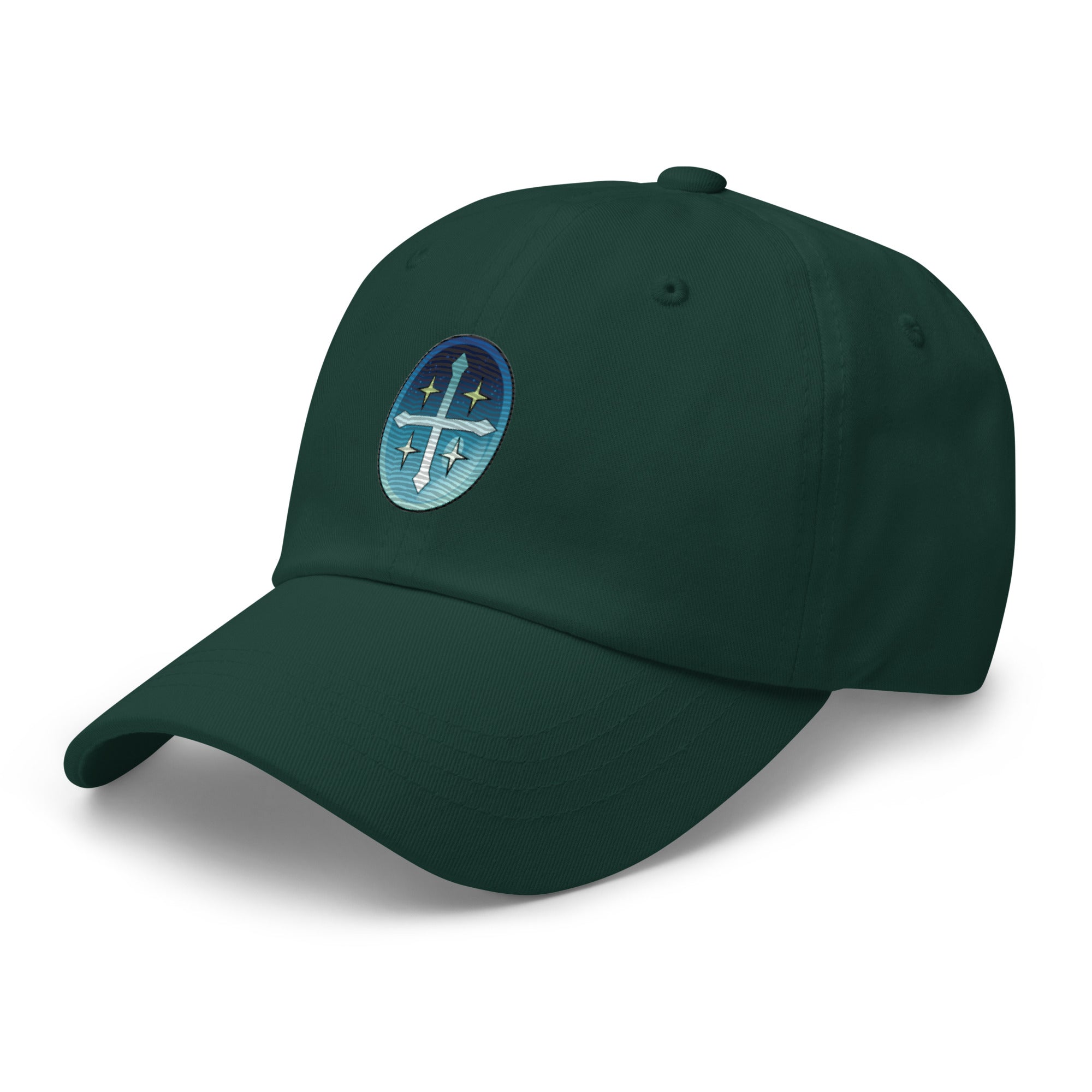 Celestial Seal Dad Cap - Blue symbol