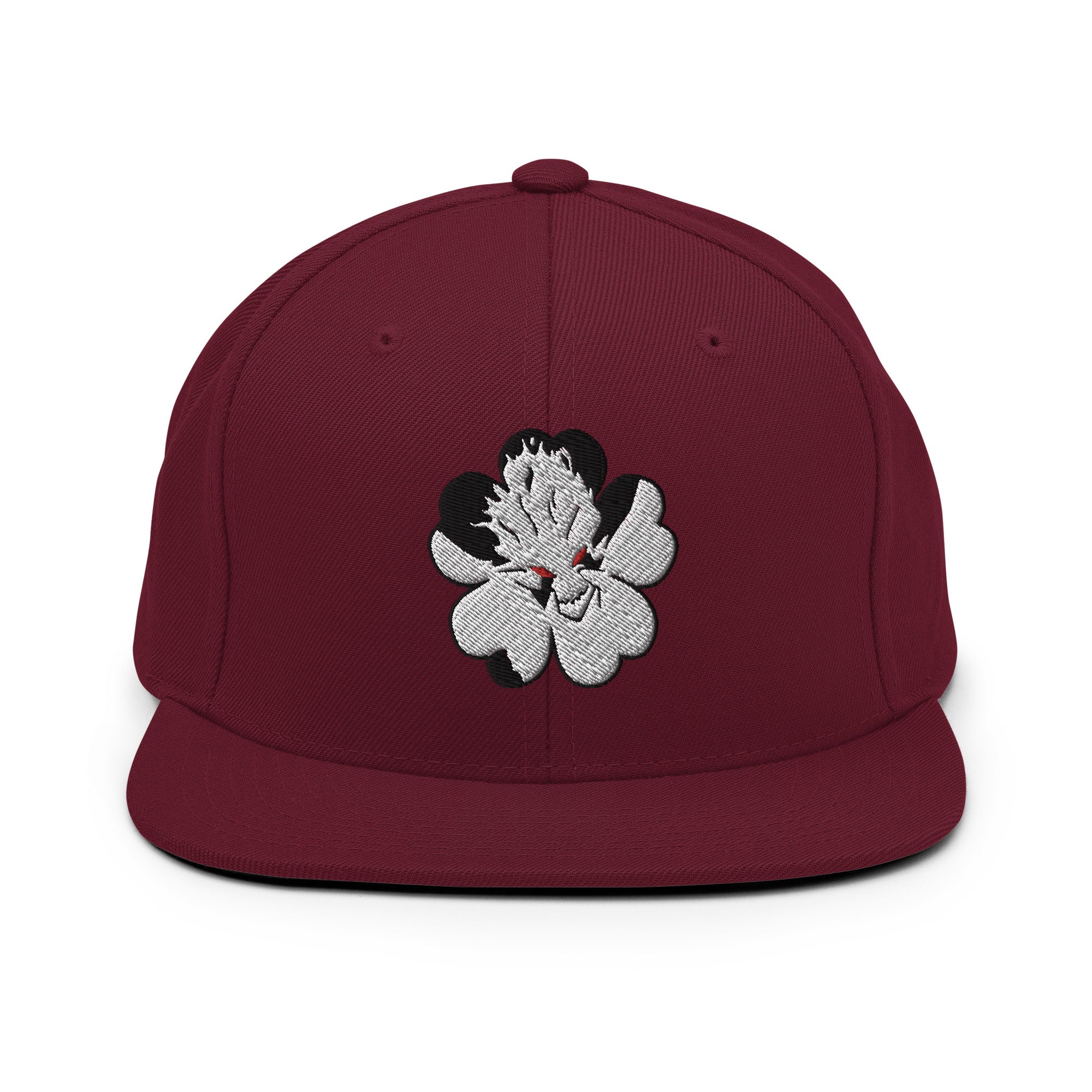 Structured Wool-Blend Snapback Hat