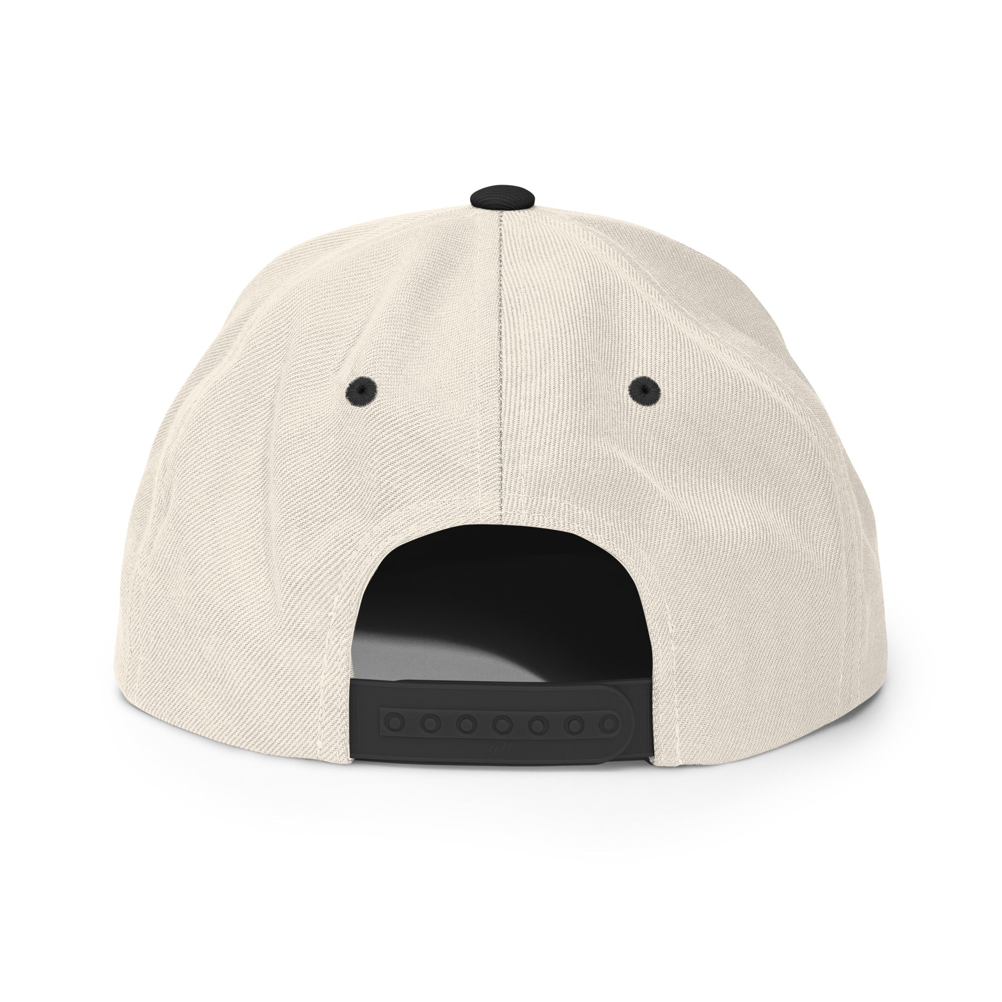 Structured Wool-Blend Snapback Hat