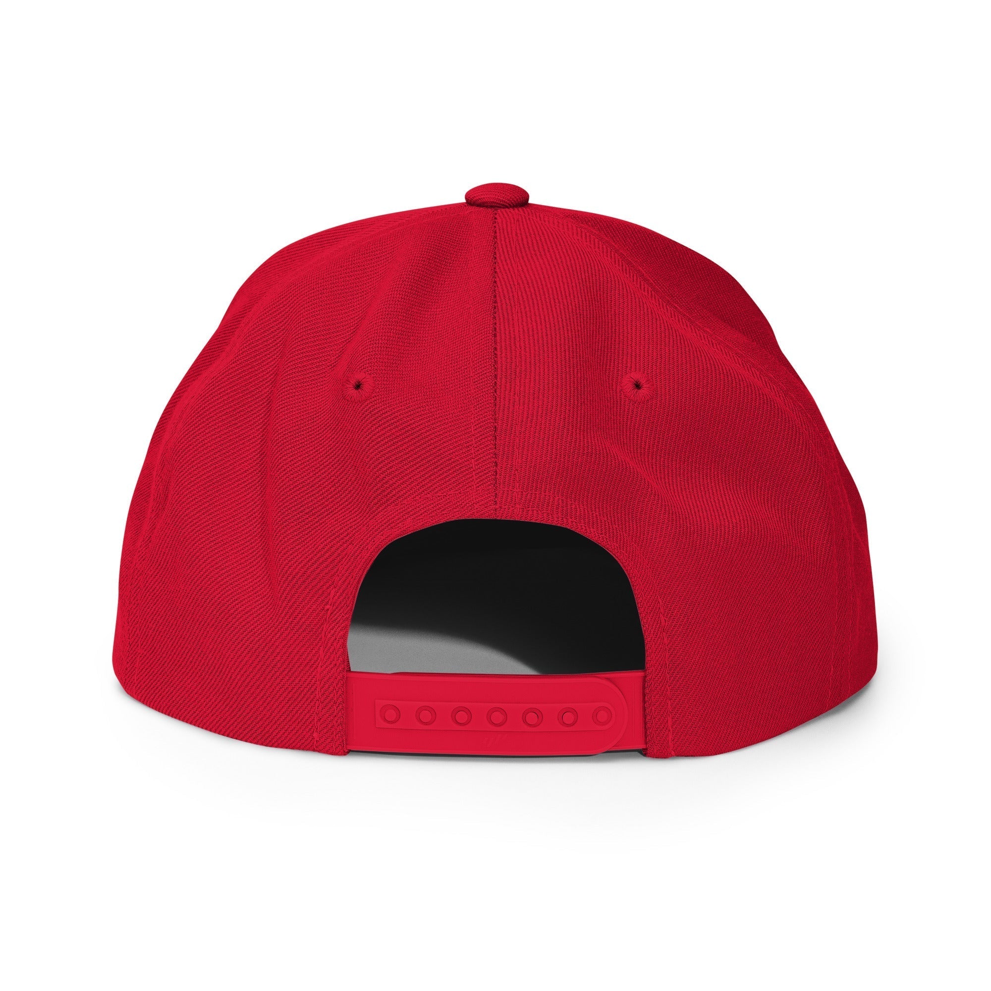 Structured Wool-Blend Snapback Hat
