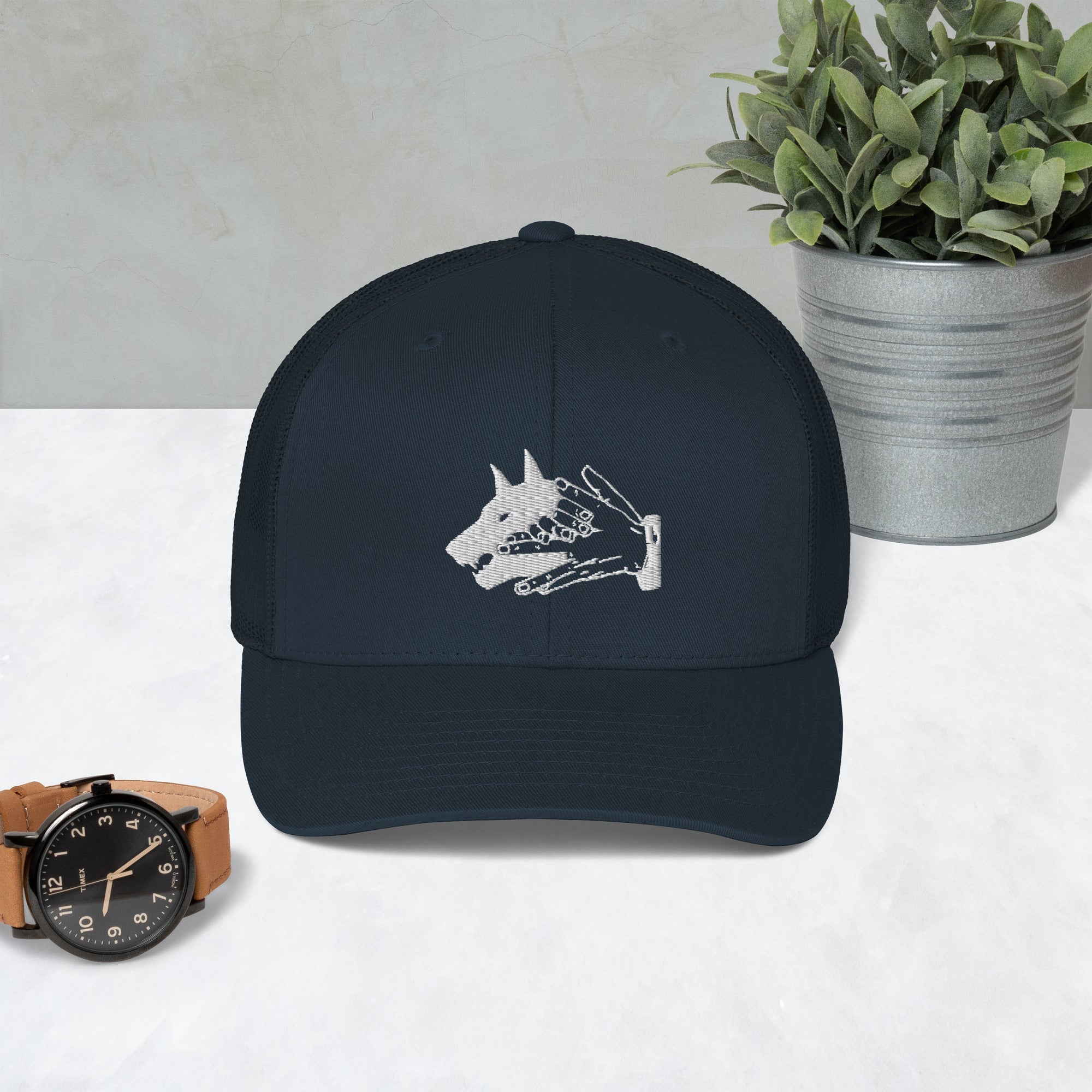 Spear Mark Snapback Cap - Trucker Cap